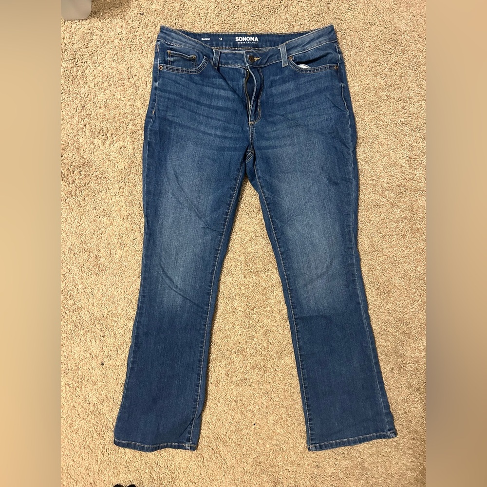 Sonoma, size 14 bootcut jeans